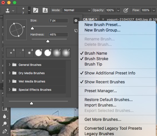 The Clone Stamp Tool - Photoshop Brushes 
