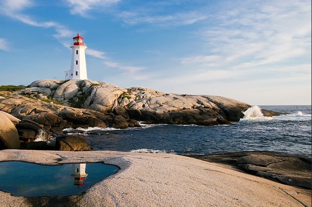 The Clone Stamp Tool - Lighthouse Picture with People Removed
