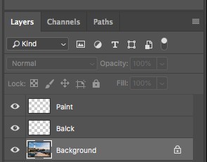 The Clone Stamp Tool  - New Paint Layer