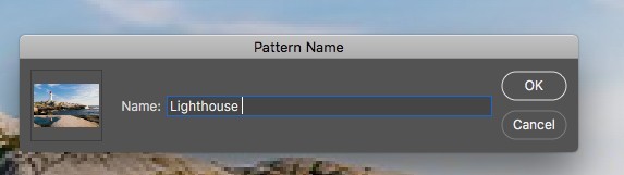 The Clone Stamp Tool - Pattern Name 
