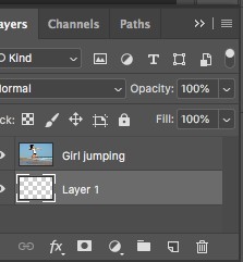 new layer in photoshop