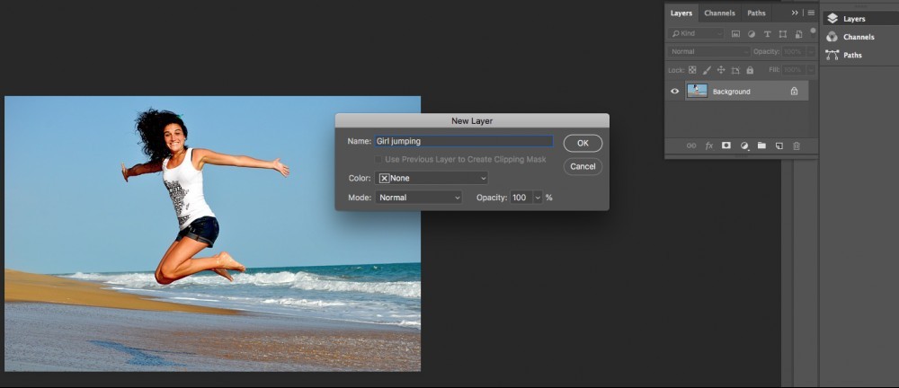 unlocking layer in photoshop