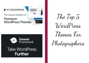 WordPress Themes For Photographers graphic