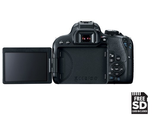 Canon rebel T71 rearview