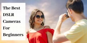 man taking picture of woman